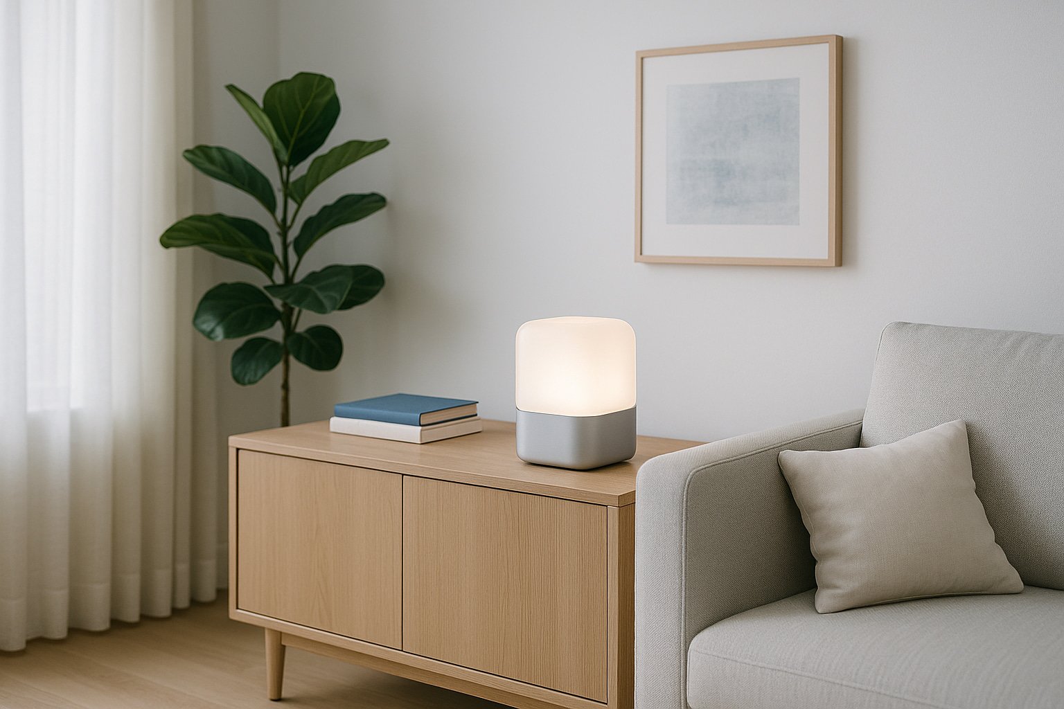 Luma Device integrated in modern living space